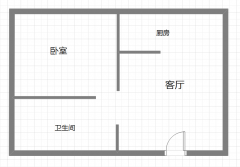 香榭里电梯6楼毛坯，65平，28.8万