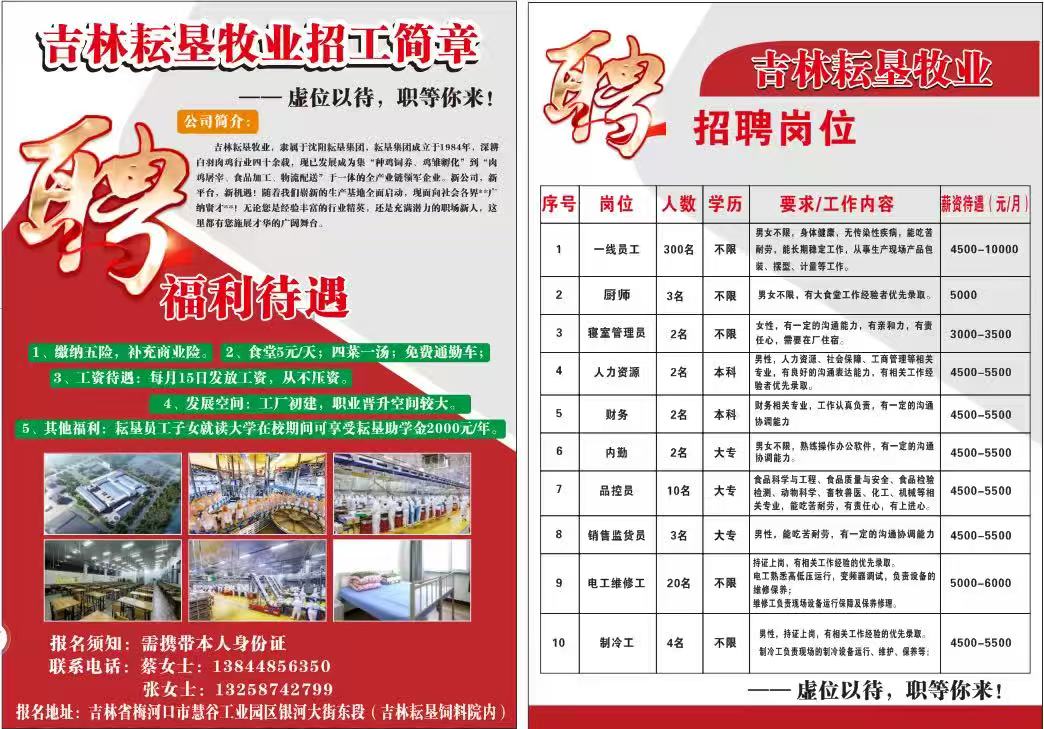 吉林耘垦牧业诚聘英才